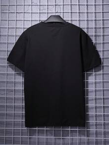 Men I Love My Girlfriend Slogan Printed Short Sleeve Tee