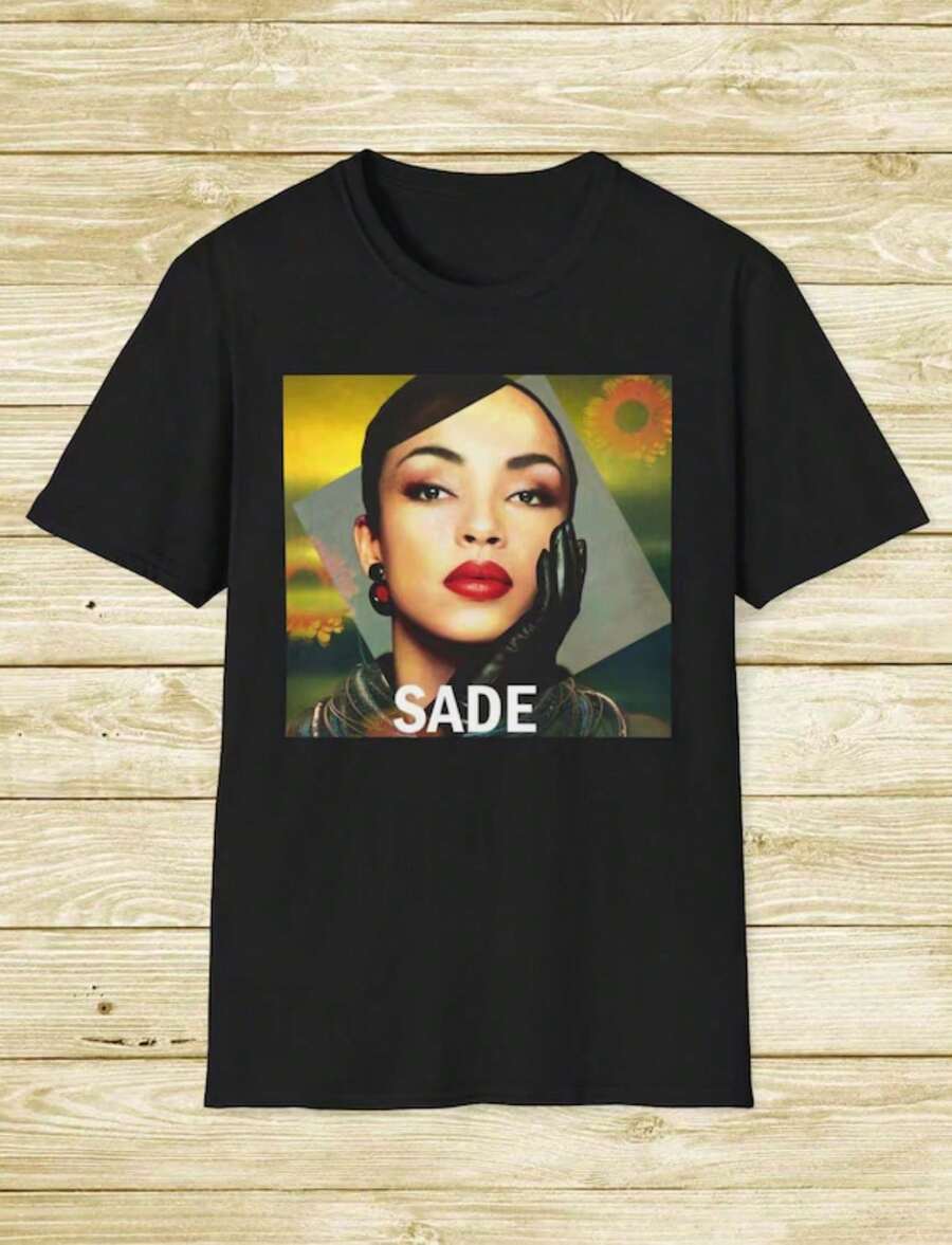 Sade Graphic T-Shirt - 黑色 - 查看 1
