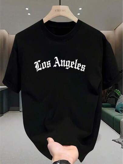 Camiseta hombre cuello redondo y manga corta. Estilo casual con estampados modernos y cómodos. Para hombres y mujeres, estilo pareja, pareja, camiseta de manga corta con estampado de moda FLOL