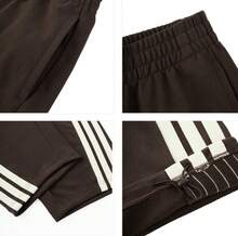 Adidas 女子休閒透氣寬鬆百搭長褲 - 棕色 - 查看 5