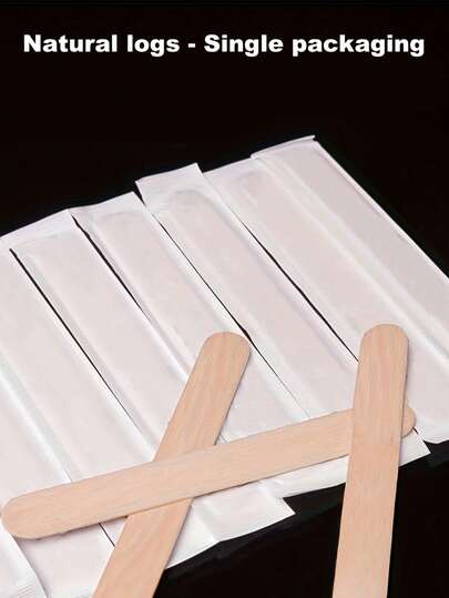 100pcs Disposable Tattoo Tongue Depressors, Individually Packaged To Prevent Cross-Contamination. Rounded Edges, Durable And Unbreakable. Compact And Portable, Suitable For Tattooing, Beauty And Dental Procedures. Tattoo Accessory/Tattoo Pigment Mixing Palette - Essential For Tattoo Studios!