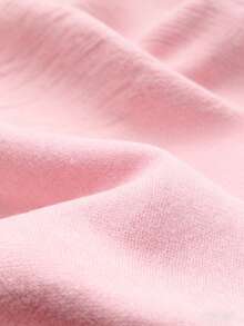 1 pieza Sudadera con capucha forrada térmicamente para niña preadolescente, ropa juvenil gruesa y cálida, adecuada para niños en otoño/invierno, manga larga, estilo Y2K/urbano/vacaciones/moda/universitario - Rosa - Ver 4