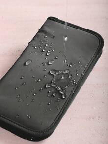 新款RFID屏蔽护照包，防水旅行收纳包，可装多本护照，旅行票卡证件收纳包，亲肤材质拉链长款护照夹，可拆卸腕带，旅行必备旅行用品旅行收纳包旅行钱包护照夹 - 彩色 - 查看 9