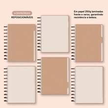 Disco Notebook + Iscool Hardcover 140 Sheets Smart Solid Colors - Cappuccino - View 6