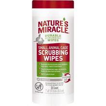 AWYYNature's Miracle Small Animal Cage Scrubbing Wipes 30Ct - 30個裝 - 查看 1