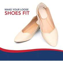 1 Pair / 4 Pairs T-Shaped 2-In-1 Anti-Friction Heel Grips, Silicone Thickened Anti-Slip Heel Pads For Leather Shoes And High Heels; Prevent Heel Slippage, Adjust Fit, Relieve Foot Pain