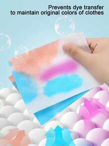 100/50pcs Colorfast Laundry Sheets, Household Washing Machine Color Absorbing Papers - Prevent Clothing Discoloration And Color Bleeding - Multicolor - View 7