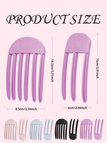 蓬松刘海发夹，男女通用，风梳造型，无痛提拉夹，轻松打造蓬松休闲发型，增加发量，美发产品，护发产品，女士旅行必备，浴室必备，发饰，化妆工具，日常用品