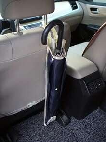 1 pieza Soporte universal para paraguas en el respaldo del asiento del coche, organizador impermeable de poliamida con bolsillo de almacenamiento ovalado para un interior de vehículo ordenado, accesorios para automóvil, acceso conveniente e instalación fácil, perfecto para días lluviosos y viajes diarios - Multicolor - Ver 2