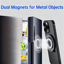 双面磁吸手机指环支架，兼容 17、16、15、14、13、12 Pro和Pro Max。这款磁吸手机支架可用于健身房、冰箱等场所，配备双面磁吸指环。 - 彩色 - 查看 12