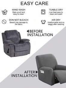 1/2/3pcs Set, Solid Color Milk Silk Stretch Thickened Sofa Cover, Waterproof Elastic, Dustproof Washable, Massage Chair Cover, Multiple Colors Available, Home Appliances, Modern Minimalist All Season Anti-Slip Sofa Slipcover, Pet-Friendly Home Decor - Burgundy - View 4