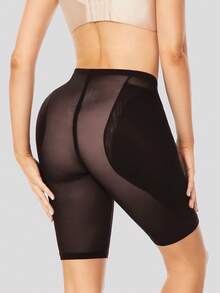 Hip Padded Enhancer Women Shapewear Tummy Control Panty - Coffee Brown - View 4