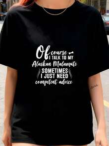 Women T-Shirts - Black - View 1