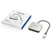 USB C To HDMI Docking Station,3-In-1 4K Adapter With 87W Power Delivery,Thunderbolt 3/4,Aluminum,Portable,Plug And Play,For Laptop/Desktop/Tablet/Phone/Projector.Office Supplies,Gaming Gadget - Silver - View 12