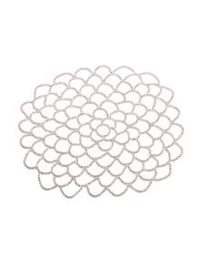 Nuevo estilo europeo y americano Diadema personalizada de moda, diadema unisex geométrica con rhinestones completos, adecuada para banquetes, fiestas, eventos, diversos festivales, joyería para la cabeza - Gorra de malla 296 - Ver 6