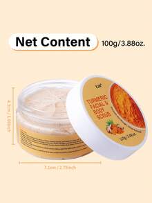 姜黄身体磨砂膏，去角质保湿，深层清洁，提亮大腿内侧、比基尼区域和腋下肌肤，温和磨砂，滋润身体，令肌肤柔软光滑。 - 黃色 - 查看 7