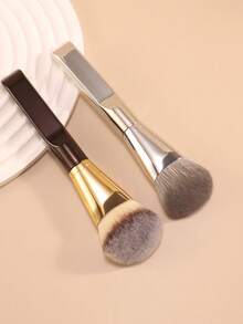 Angled Foundation Brush, Designed For Contouring Facial Features. Multifunctional Makeup Tool, Essential Travel Beauty Companion. - Multicolor - View 8