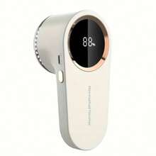 جهاز إزالة الوبر القابل للشحن - ماكينة إزالة الزغب المحمولة | ماكينة إزالة الوبر والقص للأقمشة والملابس القابلة للشحن عبر USB مع شاشة رقمية، بطارية طويلة الأمد، مناسبة للمنزل والسفر - هدية عيد الميلاد المثالية - شاشة رقمية - مشاهدة 13