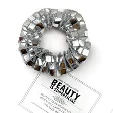 7 cái/3 cái - Dây buộc tóc sequin - Dây buộc tóc đuôi ngựa bằng bạc ánh kim, Quà tặng tiệc disco phong cách retro thập niên 70, 80, 90 cho tiệc chia tay cuộc sống độc thân, quà tặng sinh nhật, quà cưới, đồ trang trí, đồ trang trí tiệc, phụ kiện tóc hình quả bóng disco cho tiệc (Giao hàng ngẫu nhiên các kiểu) - Nhiều màu - Xem 7
