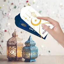 30pcs Elegant Eid Mubarak Envelopes With Golden Foil Accents - High-End Matte Finish, Adhesive Closure For Cash Gifts - Perfect For Eid Celebrations, Featuring Festive Designs In Multiple Colors - Multicolor - View 7