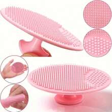 1pc Soft Silicone Baby Bath Brush - Gentle SkinSoother Massage Scrubber - Ideal Bath Essential For Moms, Nails-Friendly Design