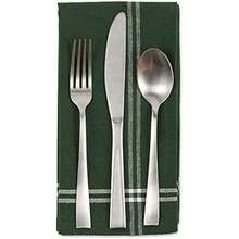 DII 100% algodón, Lavable a máquina, Mantel Individual a Rayas francesas para cenas, Verano y picnics Aire Libre, (Red Stripes), Table Runner - 14 x 72, 1(Verde bálsamo) - Multicolor - Ver 3