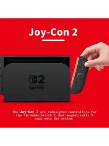 Nintendo Switch 99% New, High-Quality Used Switch 2 Handheld Console. Features A 7.9-Inch OLED Screen, 256GB Of Storage, And Lightweight Portability For Seamless Gaming. Intelligent Noise Cancellation Ensures Clearer Online Chat. Hong Kong Version, Black. - Black - View 5