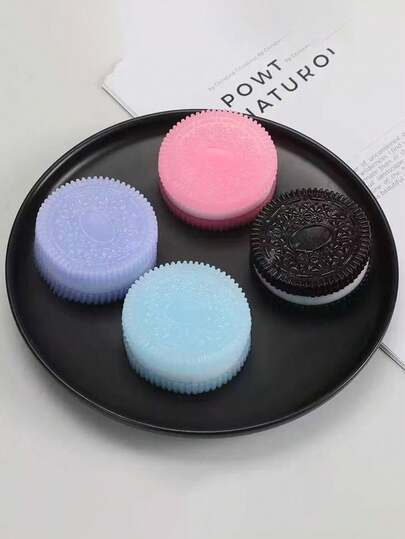 2025 New Creative Jumbo Soft & Squishy Biscuit, One Hand Can't Hold, Stress Relief Novelty Cute & Beautiful Toy