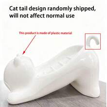 1个可爱卡通猫咪皂碟 - 装饰性塑料皂托，多功能收纳架 - 适用于浴室台面、水槽和梳妆台，趣味浴室肥皂和海绵收纳架，装饰性皂托，适用于淋浴、旅行、宿舍、洗漱用品、浴室配件、浴室收纳、返校季、家居用品 - 彩色 - 查看 5