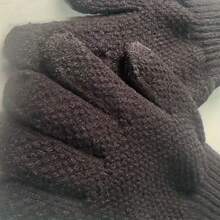 1 Piece European And American Adult Men Women Thin Fleece-Lined Thickened Touchscreen Gloves Outdoor Hiking Casual Decorative, Ideal Mother's Day 2026 Gift For Mom Best Mom Unique Sentimental Heartfelt Thank You Mom Gift, Mothers Day Accessories Surprise Gift For Mommy Grandma Mum - Black - View 4