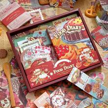 Vintage Scrapbook Kit346pcs Bullet Junk Journal Kit With Journaling/Scrapbooking Supplies, Stationery, A6 Grid Notebook With Graph Ruled Pages, Teen Women - Vintage - Nhật ký thực phẩm - Xem 5