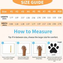 Dog Shoes, Dog FSandssals For Hot Pavement, Water-Resistant Breathable Boots, Non-Slip Paw Protectors, Adjustable Straps Dog Rain Booties For Summer Beach And Rainy Day(Blue),#6(Width1.97inch) - #6(寬度1.97吋) - 查看 7