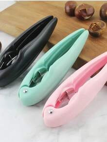 Heavy Duty Metal Chestnut And Nut Cracker With Handle - Multi-Function Nut Opener Tool For Walnuts, Hazelnuts, Almonds, Cashews - Easy To Extract, Household And Commercial Nut Cracker - Multicolor - View 5