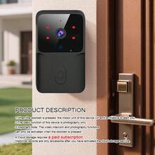 The Video Doorbell With A Camera, Wifi, Smart High-Definition Wireless Night Vision, Remote Electronic Peephole Camera Is Suitable For Home Use - Multicolor - View 2