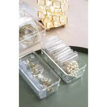45 Pieces 3 Sizes Transparent Jewelry Zipper Bags - Rustproof Self-Sealing Waterproof Plastic Bags, Suitable For Rings, Earrings, Necklaces - Portable Travel Storage Box, Scratch-Resistant Protective Design, Semi-Transparent Inner Lining, Earring Bags, Ring Organizer, Compact Design, Durable Material, Small Storage Box, Frequent Travelers - 45 Transparent Pieces - View 3