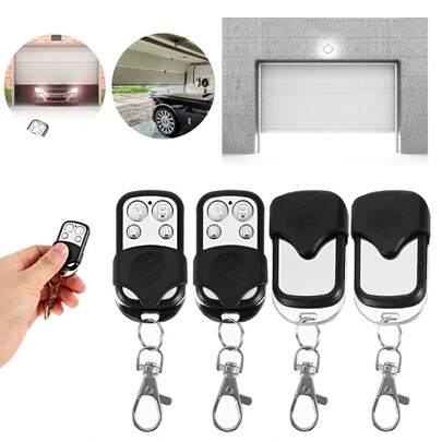Llavero De Control Remoto Inalámbrico, 4 Controles Universales Para Puertas 433 Mhz Clonador, Control Remoto De Clonación Universal, Para Controlar Tus Dispositivos Coches Casas, Mando Garaje Universal