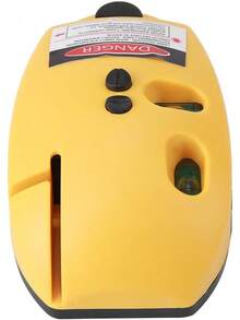 Haofy Nivel Láser Infrarrojo de 2 Líneas de Diodo Dual con Precisión de 0,01 para Colgar Cuadros, Instalar Estanterías, Medir en ángulo Recto y Reparar en Casa (Amarillo) - Amarillo - Ver 11