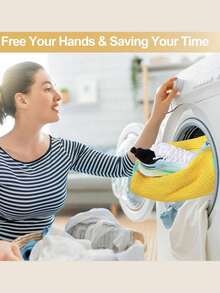 2026 New Hot Selling Shoe Wash Bags Shoe Washing Machine Bag: LaundryShoe Bag For Washer And Dryer-2pcReusable Shoe Cleaning Bag For Sneaker Tennis Shoes Unstain - Màu vàng - Xem 4