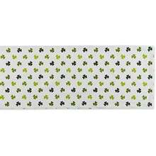 DII 100% algodón, Lavable a máquina, Fiesta, día de San Patricio y la Primavera boreales de Mantel, 152,4 cm x 213,36 cm, Verde y Blanco Comprobar con Shamrock, Asientos 6 8 Personas(Shamrock Shake Table Runner, 14x72") - Multicolor - Ver 3