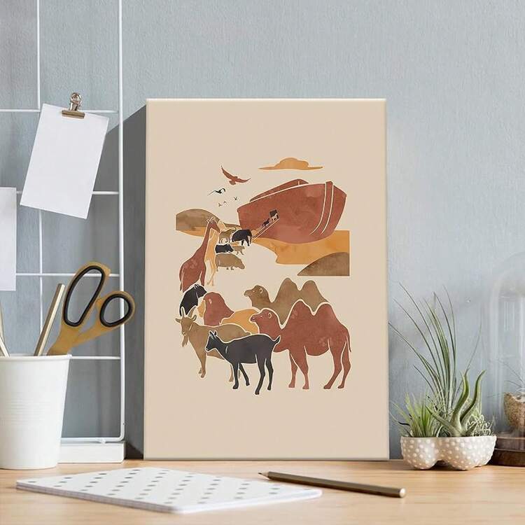 Arte de pared en lienzo de Jesús minimalista moderno, pósteres abstractos de la parábola del hijo pródigo para decoración estética de habitaciones, versículos bíblicos, impresiones espirituales cristianas, pinturas xin sin marco - transparente - Añade 8