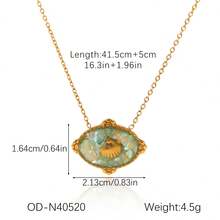 1pc Resin Crushed Seashell & Starfish Pendant Necklace, Lightweight Dainty Choker For Women Daily Wear - Multicolor - View 10