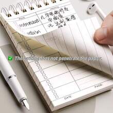 Portable Bilingual Flashcard Notebook, Easy Language Learning Tool, Compact & Convenient To Carry