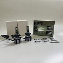 A Pair 120W Car LED Headlight Bulbs Super Bright 6000K White, H1 H4 H7 H11 9005 9006 Conversion Kit, Canbus Ready For Halogen Replacement