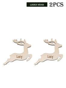 Personalisierte Rentier Glas Dekorationen, individuelle Weihnachts-Weinglas Dekoration, personalisierte Namens-Ornamente, individualisierbare Weihnachtsgeschenke, Weihnachtsparty, Frohe Weihnachten, Rentier, Weihnachten, DIY Ornamente, Weinglas Ornamente, Heimdekoration, Geburtstagsgeschenke, Mama, Papa, Familie, Freund - Stil A - Übersicht 10