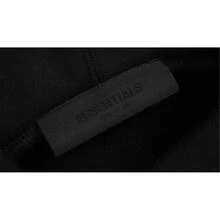 Essentials FEAR OF GOD ESSENTIALS Unisex Fit Fleece Hoodie Scorched Earth Season 24 Hoodies Men Hoodie Oversized Casual Street Fce Structured Double-Layer Hood Ribbed Cuffs Zip Hem Side Pockets Logo Heather Sweatshirt Daily Autumn Winter Casual Men Long Sleeve Tops Black Khaki - Black - View 7