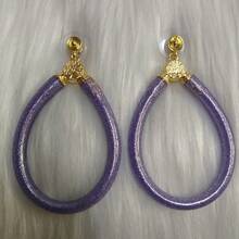 1 Pair Fashionable Sequin Filled Jelly Earrings, Women's Tree Of Life Earrings - Multicolor - View 9