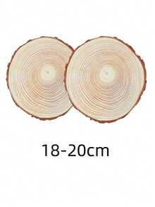 未完成的天然树皮木片圆盘杯垫木质杯垫件工艺木制套件圆形工艺品圣诞饰品DIY树皮工艺品乡村婚礼阳光旅行凉爽返校