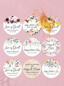 1-108 nhãn dán tùy chỉnh - Nhãn dán cá nhân hóa, nhãn dán tùy chỉnh ngày Valentine, nhãn dán tròn, nhãn dán chữ tùy chỉnh, nhãn dán trang trí ngày Valentine, trang trí nhà cửa ngày Valentine, nhãn dán họa tiết hoa, thích hợp để đóng gói quà tặng, phong bì, bao bì kẹo, quà tặng ngày Valentine. Nhiều màu sắc, nhiều mẫu mã khác nhau. Nhãn dán tường - Màu be - Xem 7
