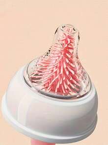 5 Stücke Baby tragbares Silikon Flaschenpflege Set, multifunktionales Reise-Outdoor-Set, Baby Sauger Bürste Trockengestell Set, rosa tragbares Outdoor Flaschenpflege Set - Verschiedenfarbig - Übersicht 5