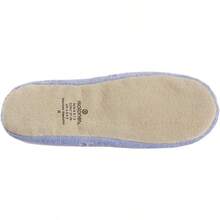 WSXC Isotoner Women's Embroidered Terry Ballerina Slippers - PeriwinkleSoftTieBow - Xem 3